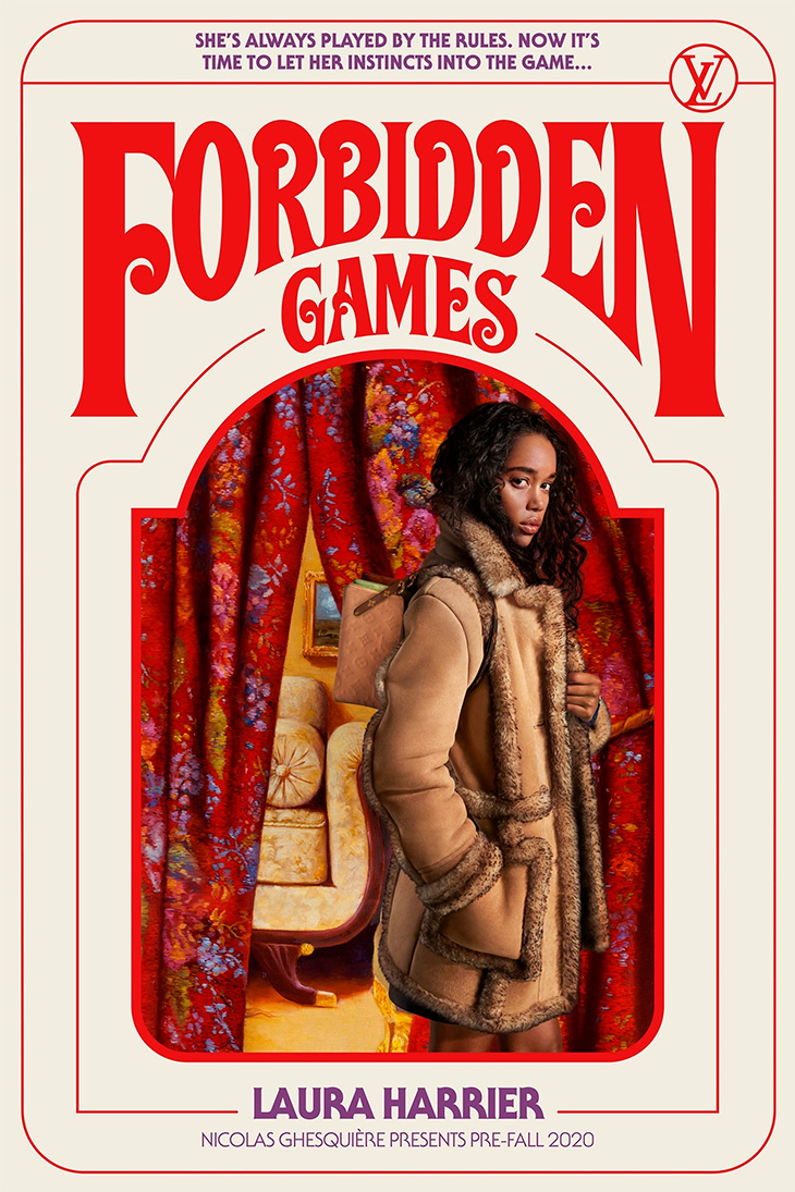 Лора Харриер в кампании Louis Vuitton Pre-AW20